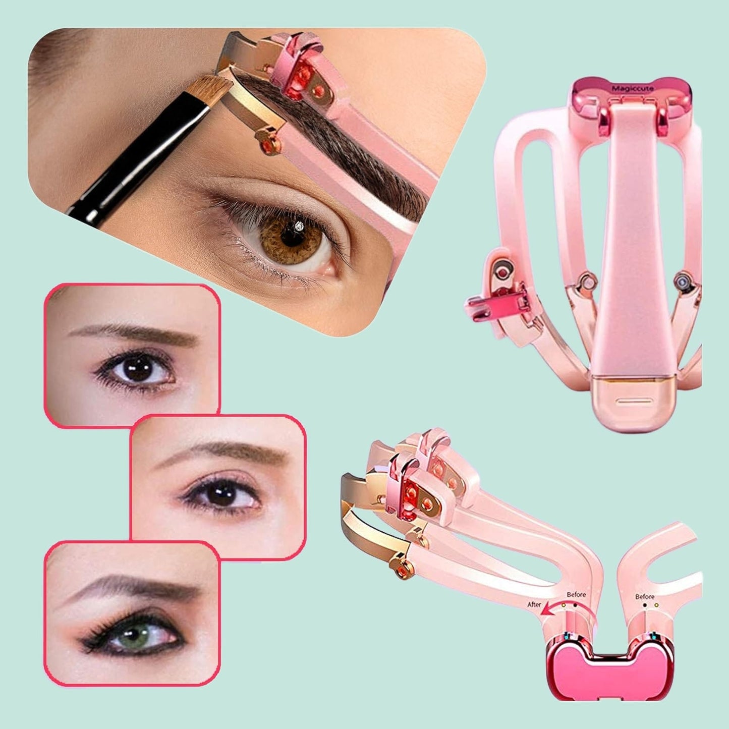 Adjustable Symmetrical Eyebrow Template