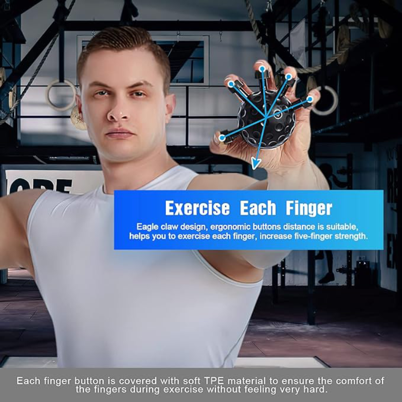 Ergonomic Finger Grip Strengthener