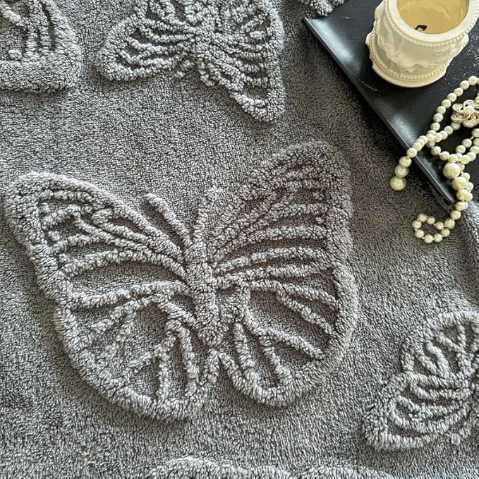 Blanket Velvet Jacquard Butterfly