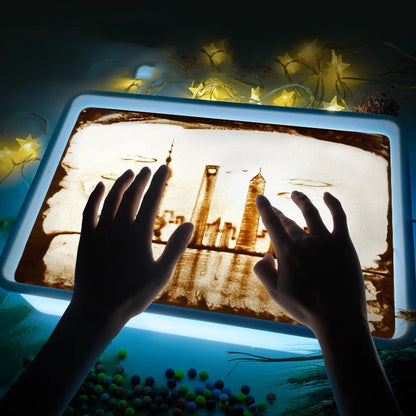 Creative LED Sand Art Table for Kids