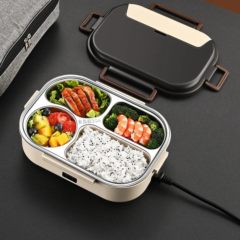 HeatMaster™️ Stainless Steel Electric Lunch Box