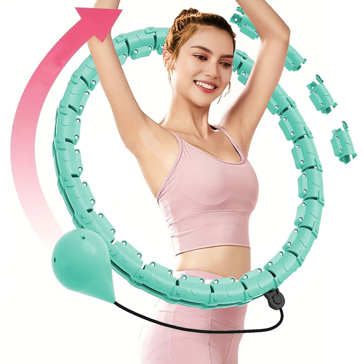 Adjustable Weighted Hula Hoop