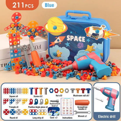 Kids Electric Drill Toy Set