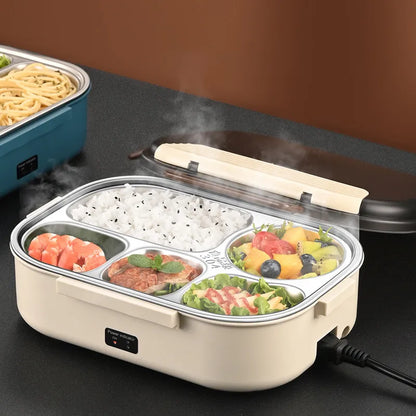 HeatMaster™️ Stainless Steel Electric Lunch Box