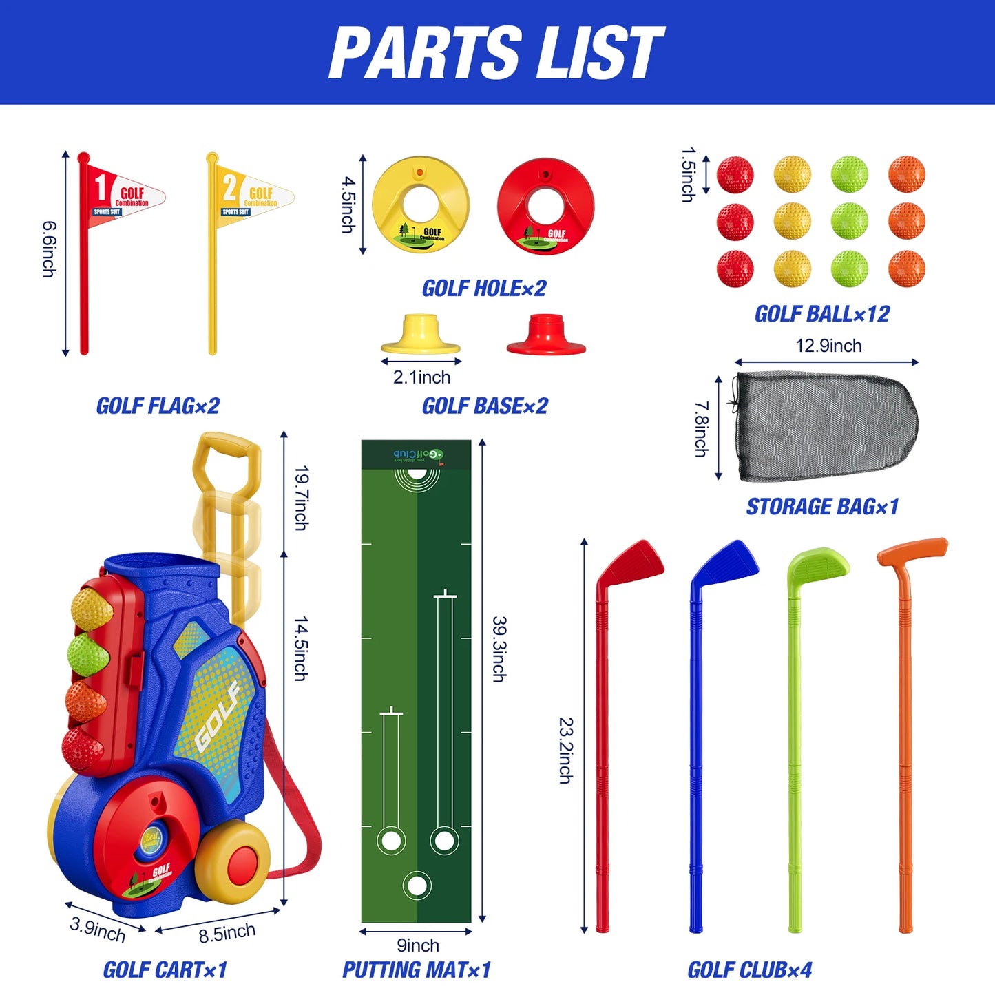 Kids Golf Toy Set