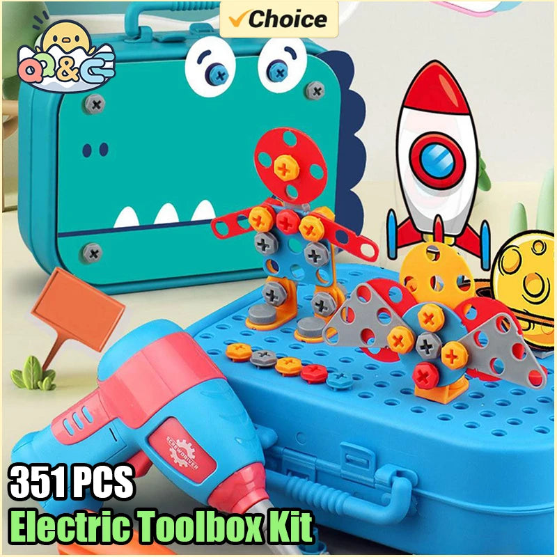 Kids Electric Drill Toy Set